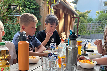 Übernachtung Abschluss Vierte Klasse Übergang