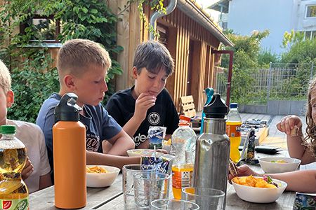 Thingstätte Übernachtung Abschluss Vierte Klasse Übergang Abschluss